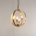 Fine Brass 4 Light Chandelier