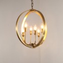 Fine Brass 6 Light Chandelier