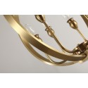 Fine Brass 6 Light Chandelier