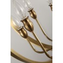 Fine Brass 6 Light Chandelier