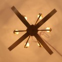 Fine Brass 6 Light Chandelier