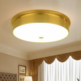 Fine Brass Flush Mount Ceiling Light