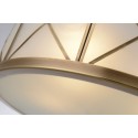 Fine Brass 3 Light Flush Mount Ceiling Light