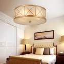 Fine Brass 3 Light Flush Mount Ceiling Light