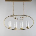 Fine Brass 4 Light Chandelier