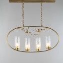 Fine Brass 4 Light Chandelier