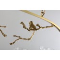 Fine Brass 4 Light Chandelier