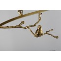 Fine Brass 4 Light Chandelier