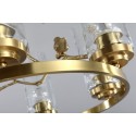 Fine Brass 6 Light Chandelier