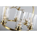 Fine Brass 6 Light Chandelier