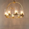 Fine Brass 8 Light Chandelier