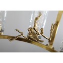 Fine Brass 8 Light Chandelier