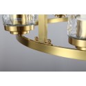 Fine Brass 8 Light Chandelier