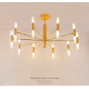 20 Light Golden Modern/ Contemporary Chandelier