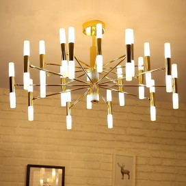 40 Light Golden Two Tiers Modern/ Contemporary Chandelier