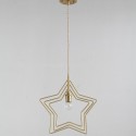 Fine Brass 1 Light Chandelier