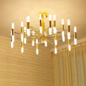 40 Light Golden Two Tiers Modern/ Contemporary Chandelier