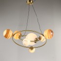 Fine Brass 7 Light Chandelier