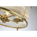 Drum Fine Brass 5 Light Chandelier