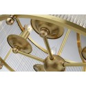 Drum Fine Brass 5 Light Chandelier