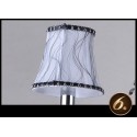 3 Light Retro Gray Candle Style Crystal Chandelier