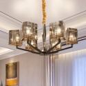 6 Light Modern/ Contemporary Single Tier Chandelier