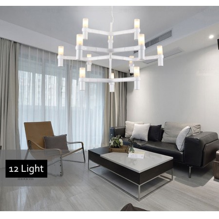 12 Light 3 Tier Modern/ Contemporary Chandelier