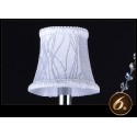 3 Light White Candle Style Crystal Chandelier