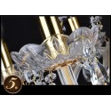 3 Light Gold Luxurious Candle Style Crystal Chandelier