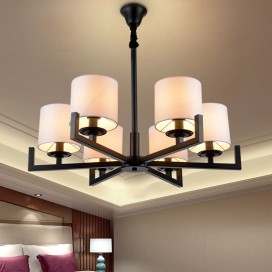 6 Light Single Tier Modern/ Contemporary Chandelier