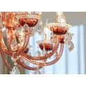 18 Light (12+6) 2 Tiers Coffee Candle Style Crystal Chandelier