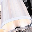 6 Light Clear Candle Style Crystal Chandelier