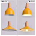 1 Light Modern/ Contemporary Wood Pendant Light