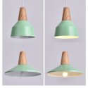 1 Light Modern/ Contemporary Wood Pendant Light