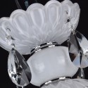 18 Light (12+6) 2 Tiers White Candle Style Crystal Chandelier