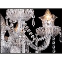 6 Light Clear Candle Style Crystal Chandelier