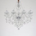 8 Light Clear Candle Style Crystal Chandelier