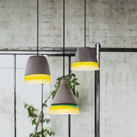 1 Light Vintage Cement Pendant Light