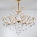 25 Light (16+8+1) 3 Tiers Glode Candle Style Crystal Chandelier
