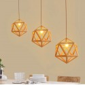 1 Light Modern/ Contemporary Wooden Pendant Light