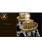 8 Light One Tier Bronze Candle Style Crystal Chandelier