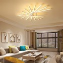 9 Light Modern Contemporary Aluminum Alloy Flush Mount Ceiling Light