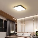 Modern Contemporary Square Stainless Steel Flush Mount Ceiling Light