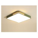 Modern Contemporary Square Stainless Steel Flush Mount Ceiling Light