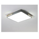 Modern Contemporary Square Stainless Steel Flush Mount Ceiling Light