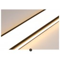 Modern Contemporary Stainless Steel Flush Mount Ceiling Light