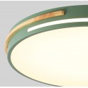 Modern Contemporary Round Stainless Steel Flush Mount Ceiling Light