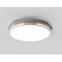 Modern Contemporary Round Stainless Steel Flush Mount Ceiling Light