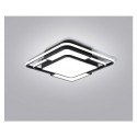 Modern Contemporary Square Stainless Steel Flush Mount Ceiling Light