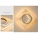 Modern Contemporary Square Aluminum Alloy Flush Mount Ceiling Light